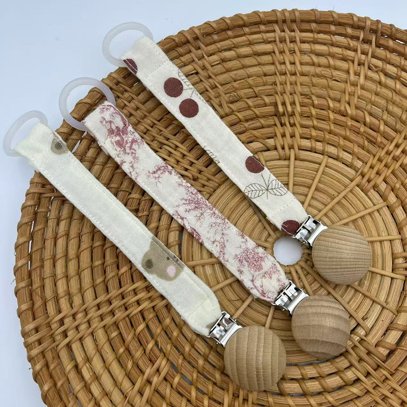 Baby Food Teether - Baby Pacifier Chain Clips Holders Anti-drop