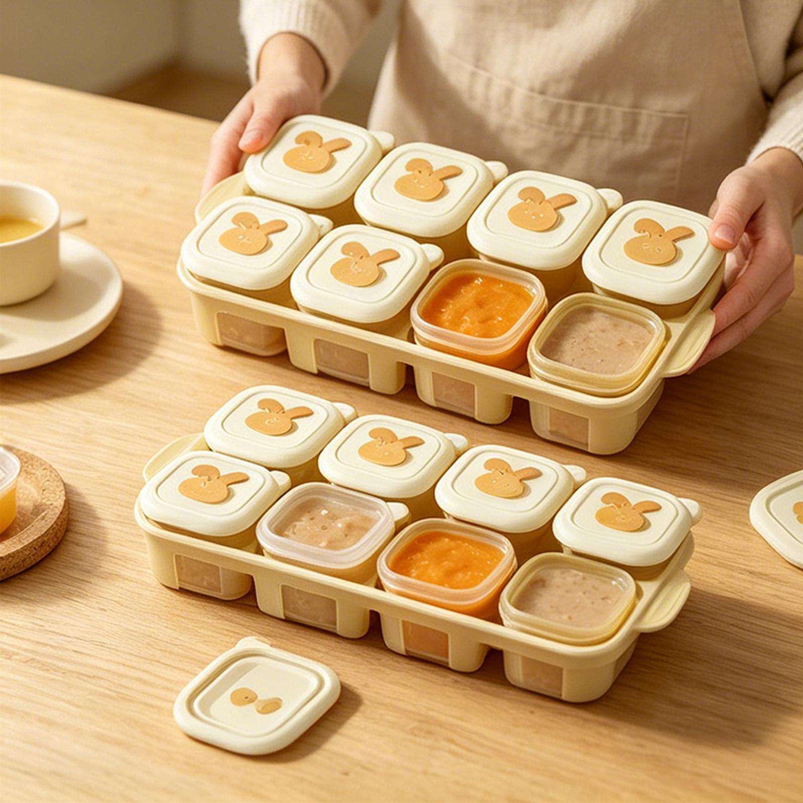 Food Freezer Tray With Lid Chi - đánh giá và giá Baby Food Freezer Tray