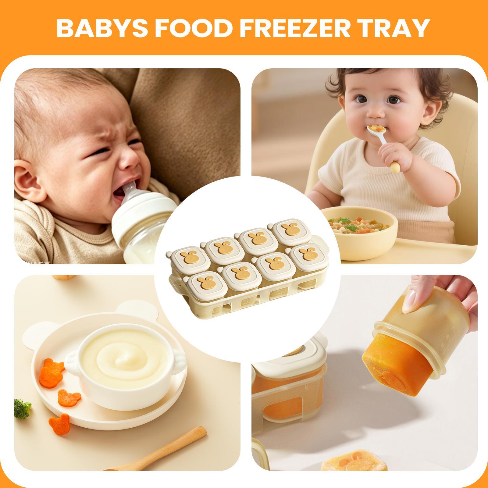 Food Freezer Tray With Lid Chi - đánh giá và giá Baby Food Freezer Tray