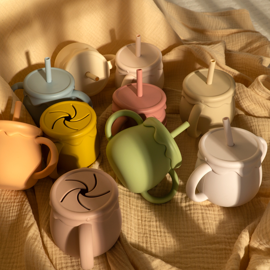 Yếm Ăn Cho Bé Ly Di Động Drink - đánh giá và giá Baby Food Newborn