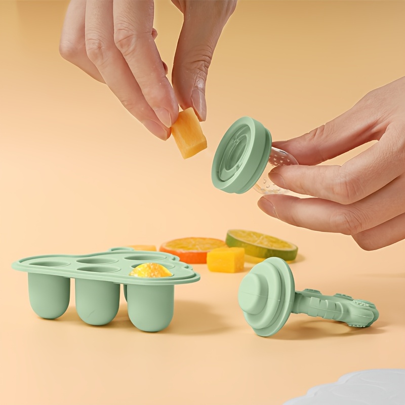 2pcs/1pc Mini-Baby Fruit Veget - đánh giá và giá Baby Food Freezer Tray