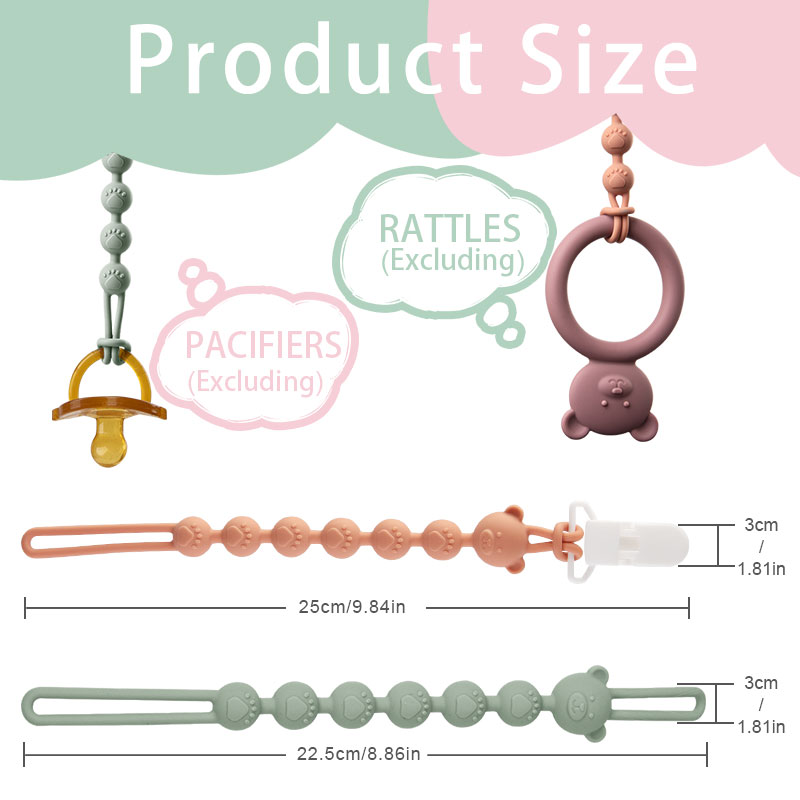 Baby Anti-drop Chain Pacifier  - đánh giá và giá Baby Food Teether