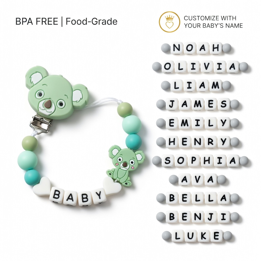 Silicone Baby Pacifier Clip Te - đánh giá và giá Baby Food Teether