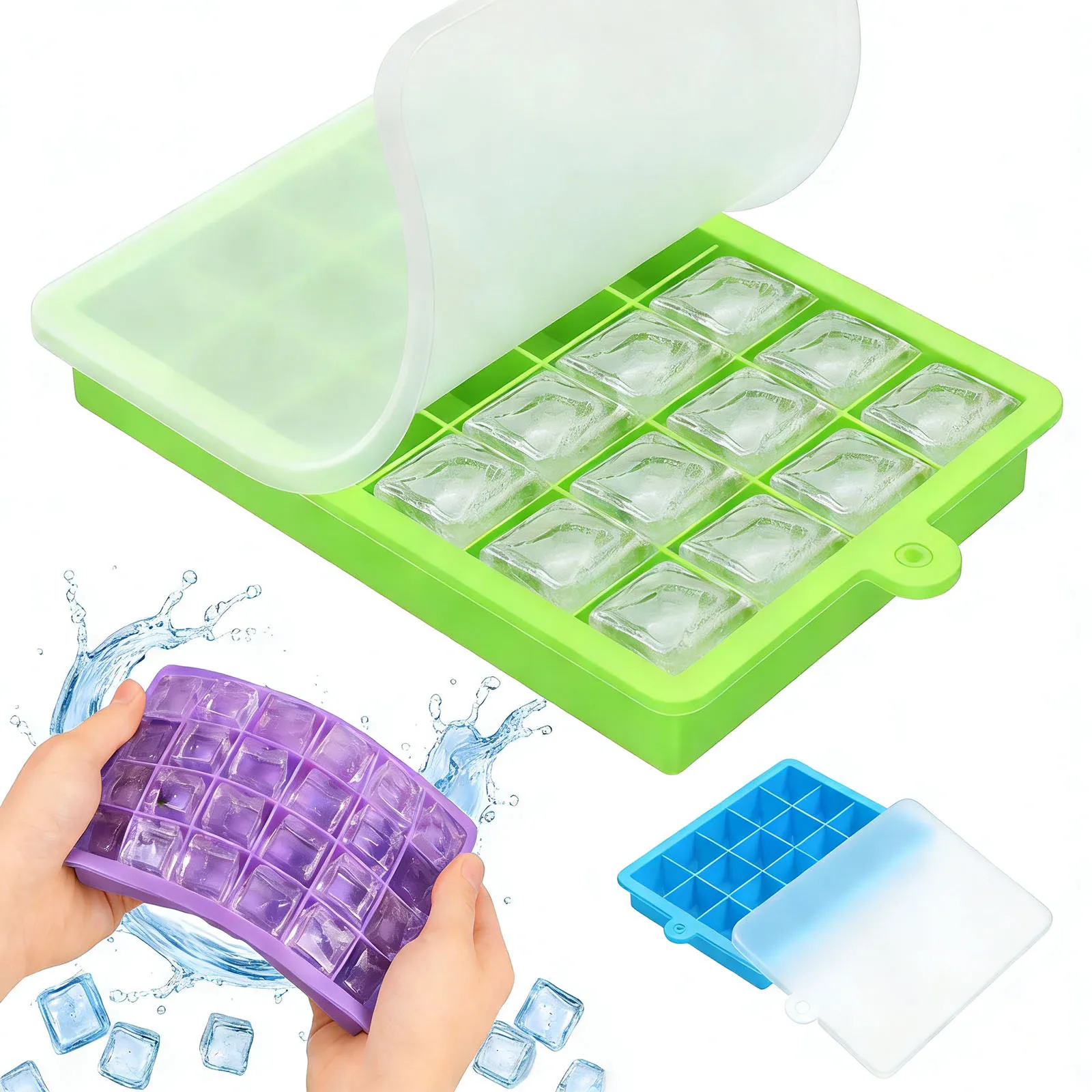 Silicone Ice Cube Tray Easy Re - đánh giá và giá Baby Food Freezer Tray