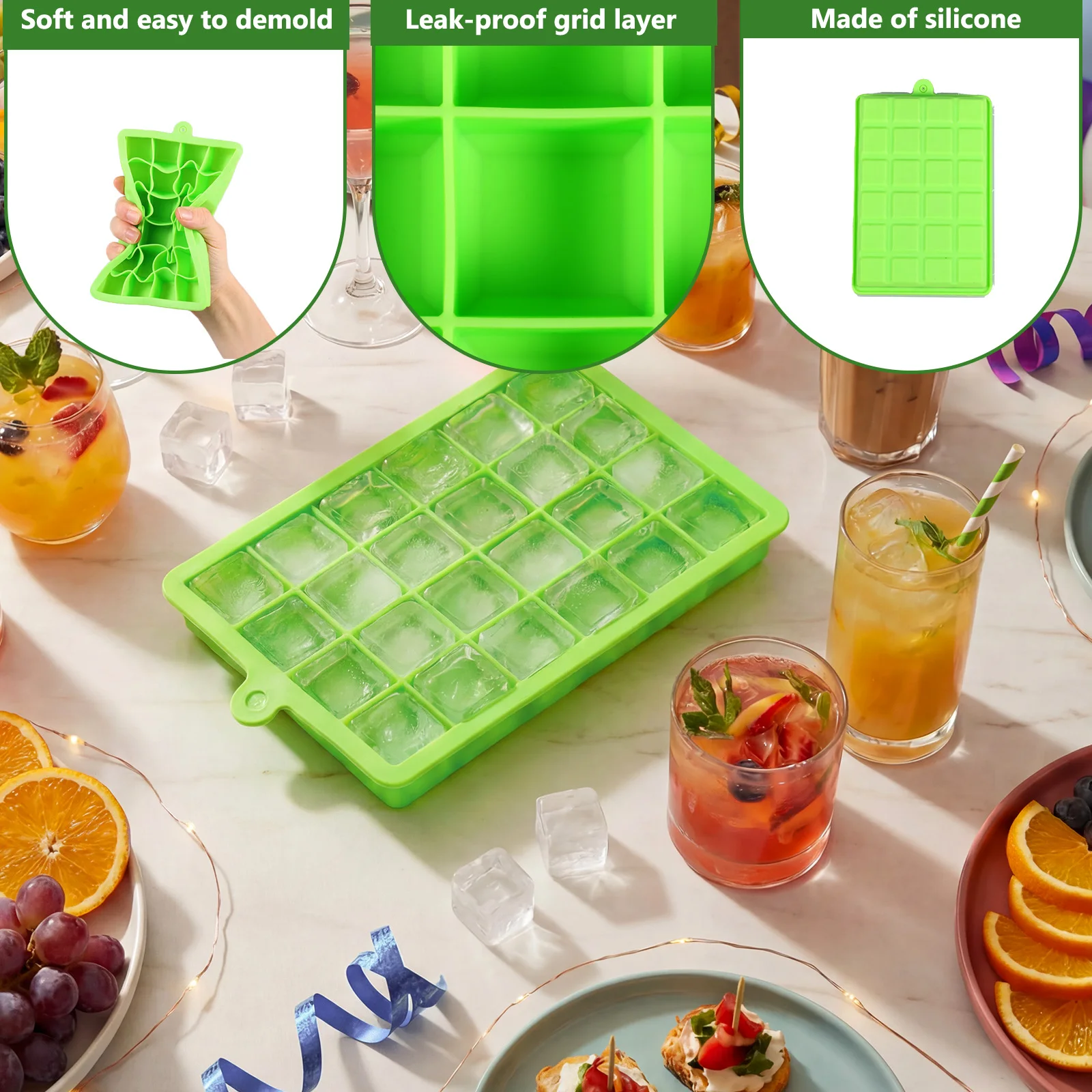 Silicone Ice Cube Tray Easy Re - đánh giá và giá Baby Food Freezer Tray