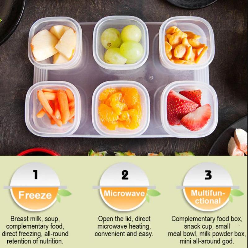 4/6pcs Baby Food Freezer Stora - đánh giá và giá Baby Food Freezer Tray
