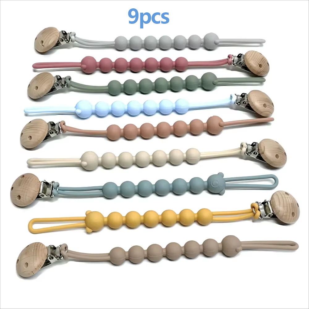 1/9PCS Baby One Pacifier Chain - đánh giá và giá Baby Food Teether