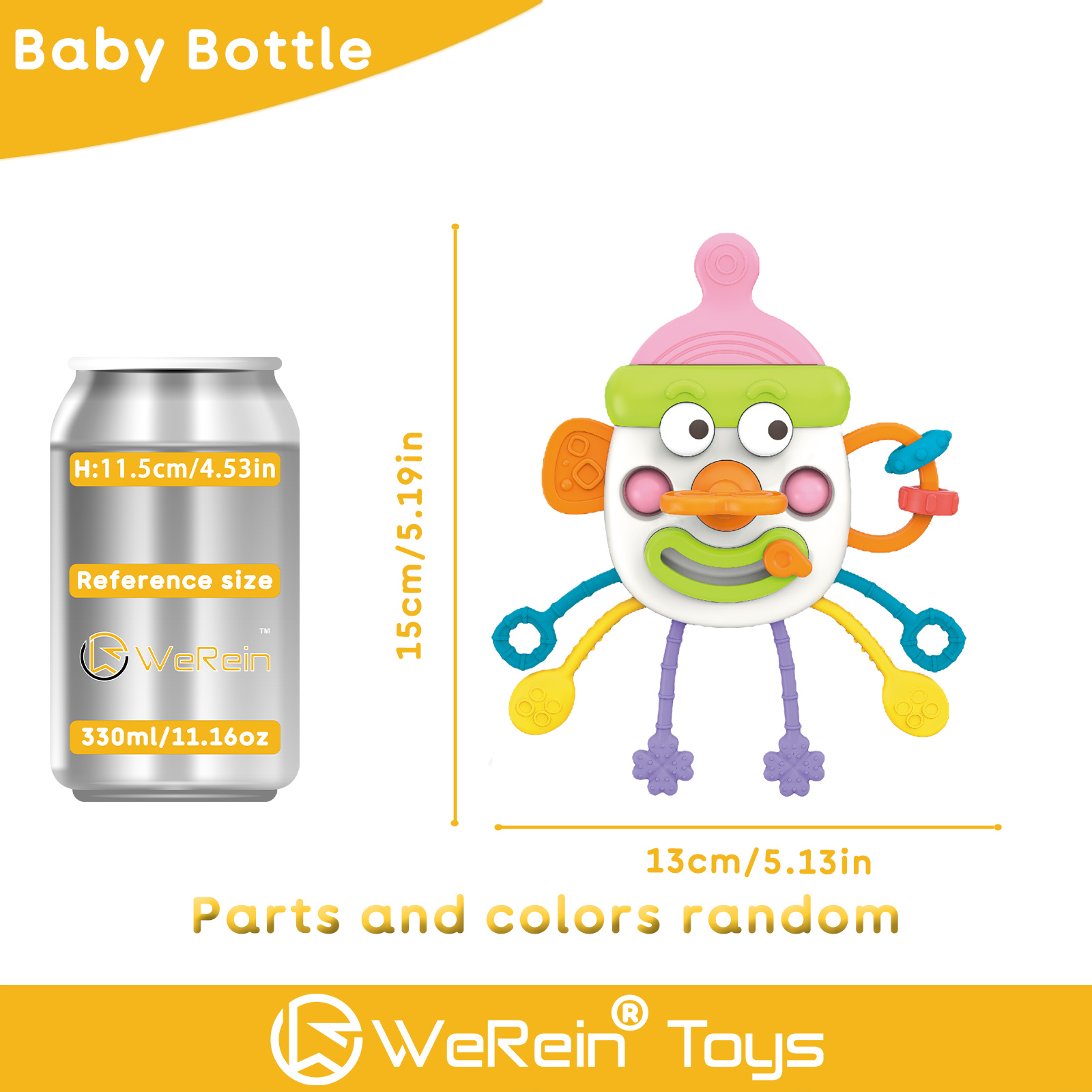 Cute Bottle Shaped Pull-out To - đánh giá và giá Baby Food Teether