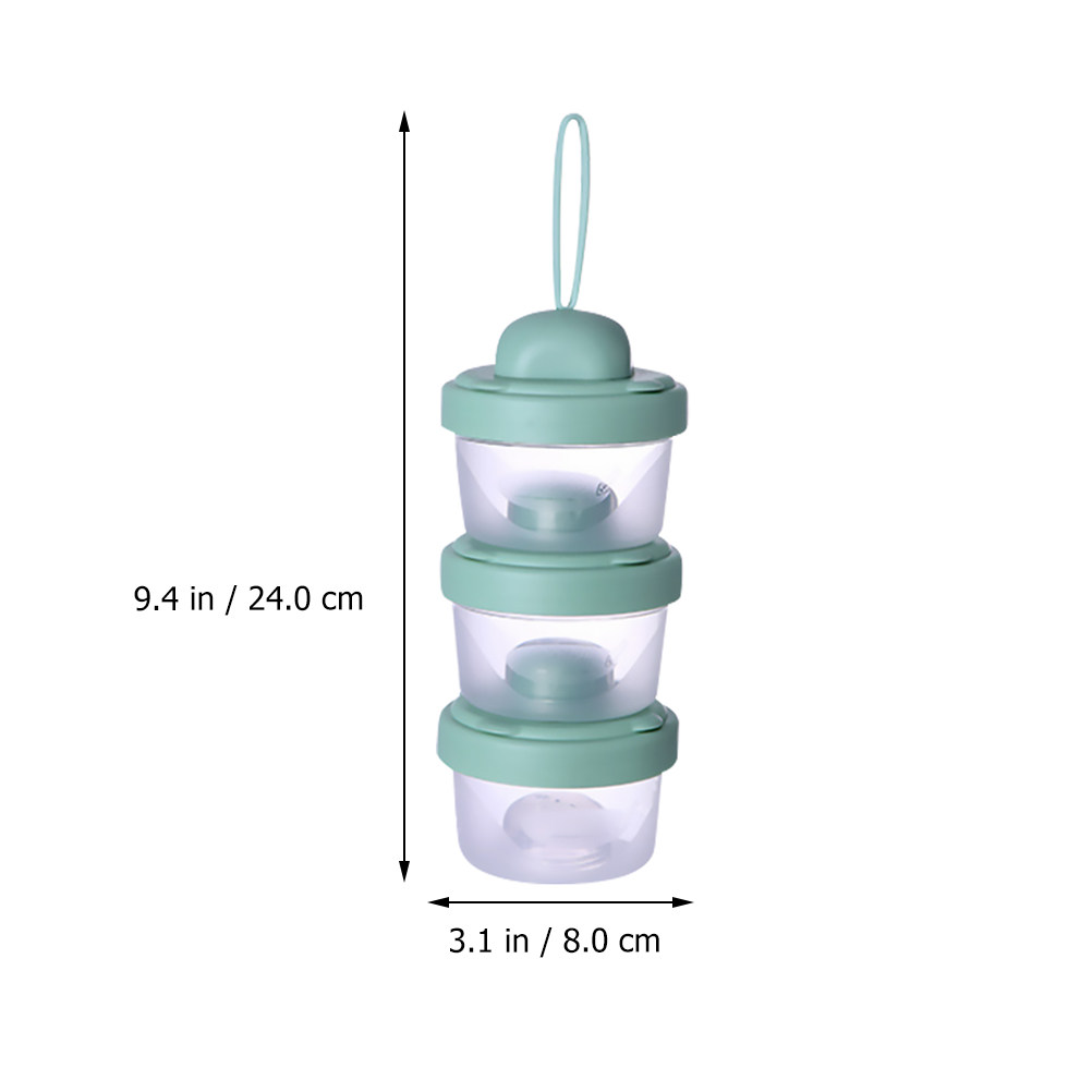 1Set 3 Layers Milk Powder Disp - đánh giá và giá Baby Food Dispenser