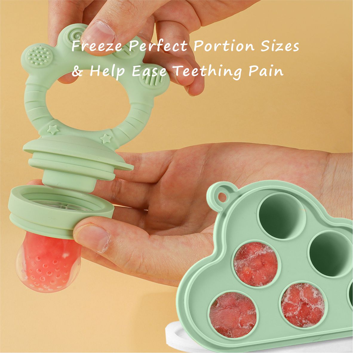 Baby Fruit Food Feeder & Freez - đánh giá và giá Baby Food Freezer Tray
